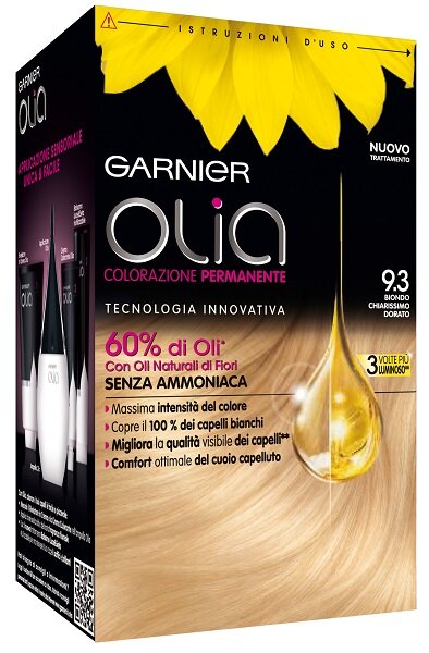 Garnier Olia Colorazione Capelli 93 Biondo Chiarissimo Dorato-1