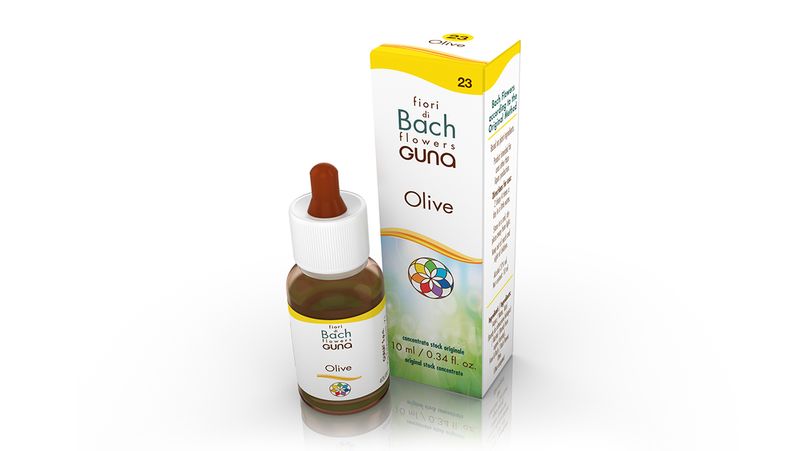 Guna Fiori di Bach Olive n.23 Forza fisica e mentale vitalità 10ml-0