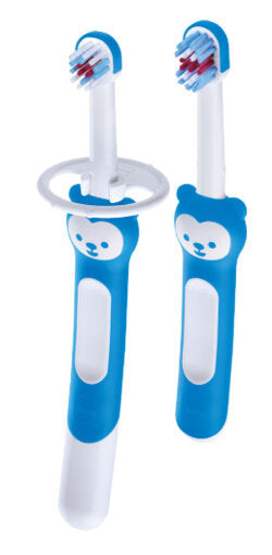 Mam Learn to Brush Set Spazzolino per bambini azzurro 5+ mesi-2