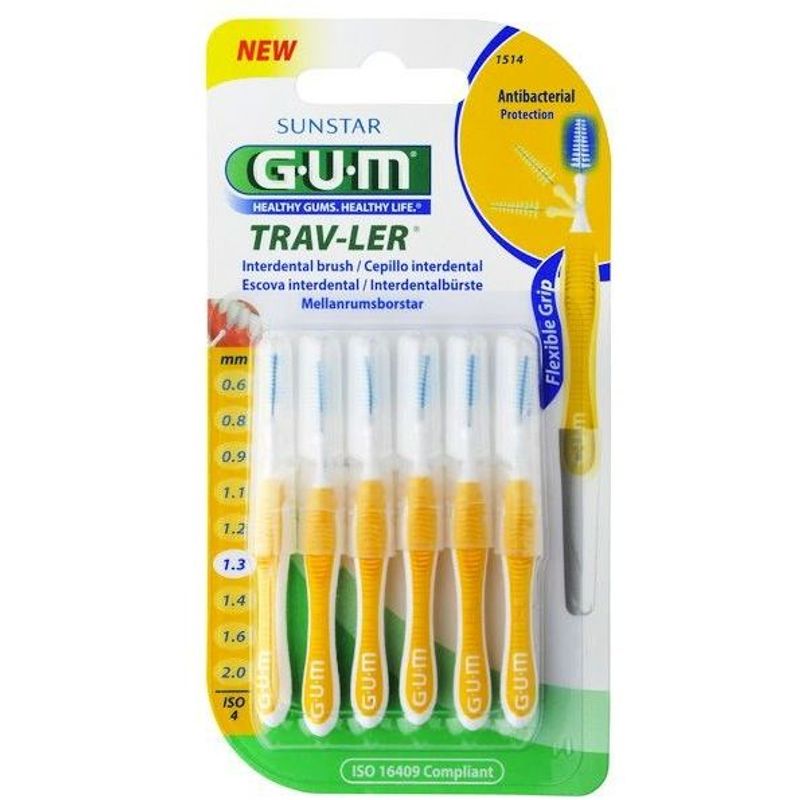 Gum Trav-ler Scovolino interdentale 1514 SCOVO 1,3 - 6 pezzi-1