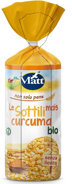 Matt Le sottili Gallette di Mais e Curcuma Bio 130g-2