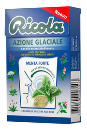 Ricola Azione Glaciale Menta Forte caramelle alle erbe svizzere 50g-2