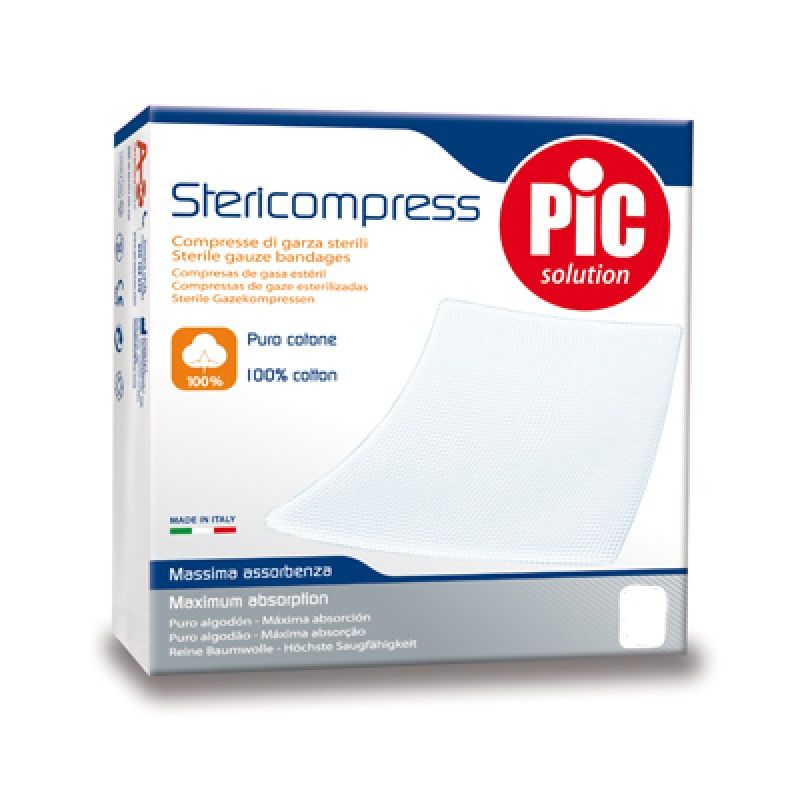 Pic Stericompress compresse di garza sterili 18x40 cm 12 pezzi-1