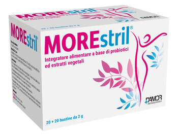 Morestril integratore alimentare a base di probiotici ed estratti vegetali 20+20 bustine-2