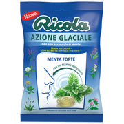 Ricola Azione Glaciale Menta Forte caramelle alle erbe svizzere 70g-2