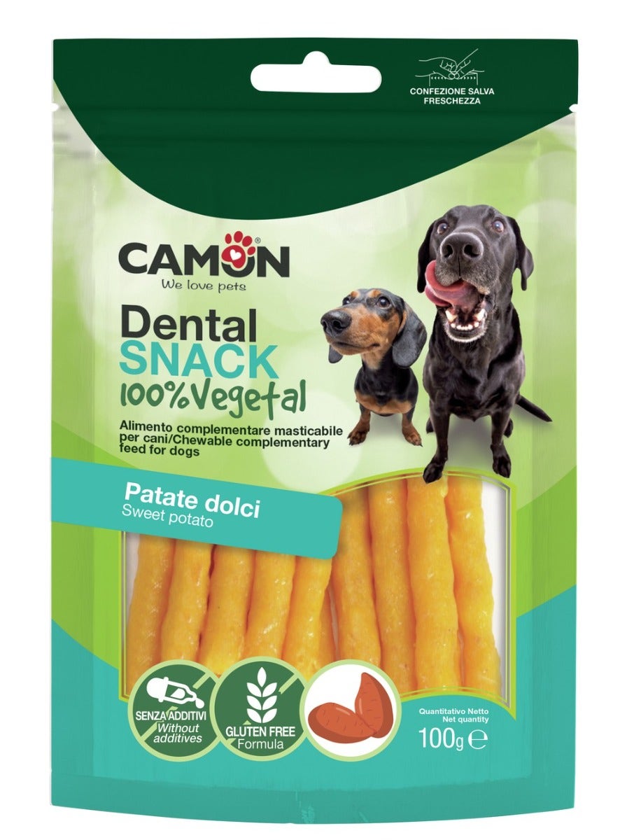 Camon Bauveg Snack Sticks Con Patata Dolce Per Cani 100g 10cm-1