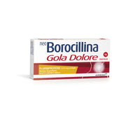 Neoborocillina Gola Dolore 16 Pastiglie Senza Zucchero gusto limone/miele 16 pastiglie-2