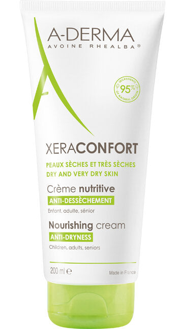 A-Derma Xera-Confort Crema Nutritiva anti-secchezza 200ml-3