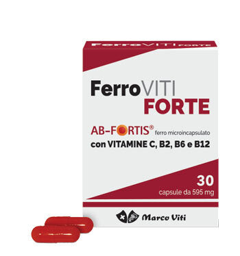 Ferroviti Forte integratore alimentare di ferro 30 capsule-2