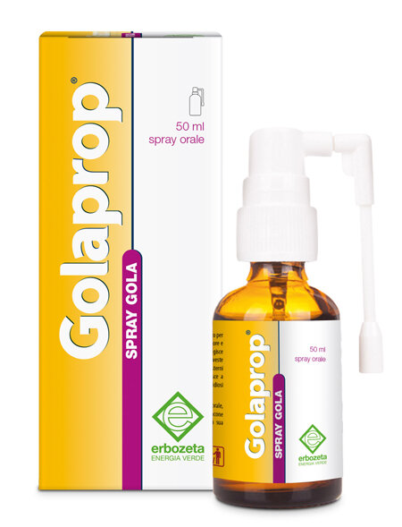 Erbozeta Golaprop spray gola lenitivo e protettivo 50ml-2