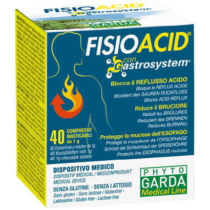 FisioAcid attenua il reflusso gastrico e riduce il bruciore 40 compresse masticabili-2