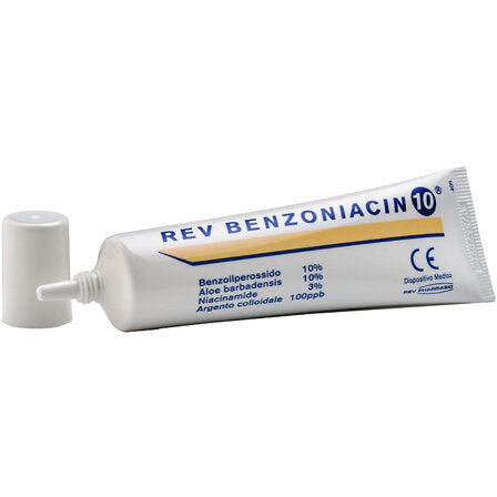 Rev Benzoniacin 10 per il trattamento topico dell'acne 30ml-2
