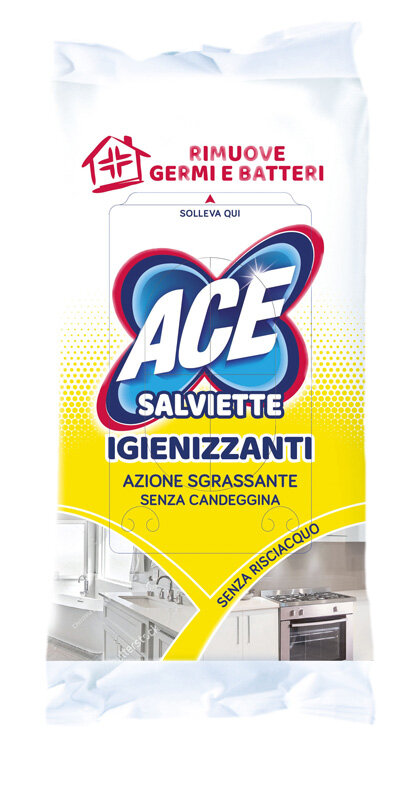 Ace Salviette Igienizzanti Sgrassanti 40 Pezzi-2