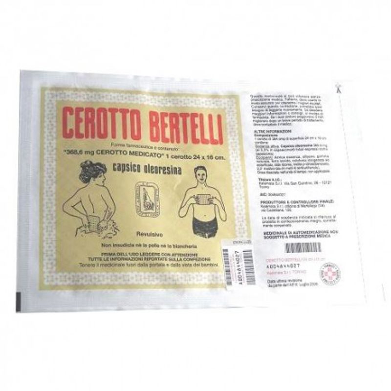 Cerotto Bertelli Grande Dolori articolari e muscolari 16x24cm-1