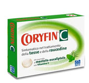 Coryfin C tosse e raucedine 24 caramelle mentolo gusto mentolo eucalipto-1