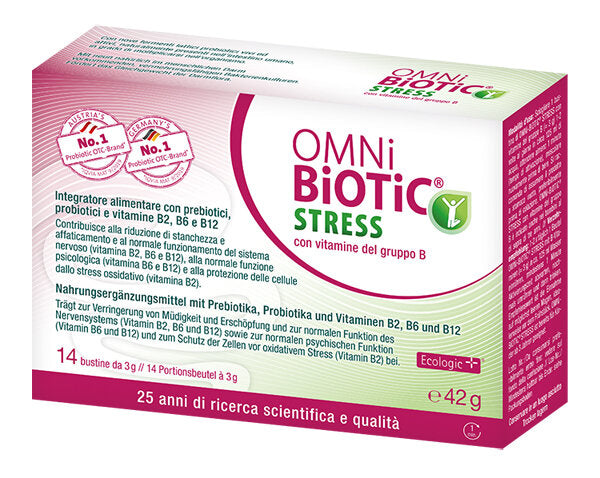 Omni Biotic Stress Vitamine Gruppo B 14 Bustine Da 3g-2