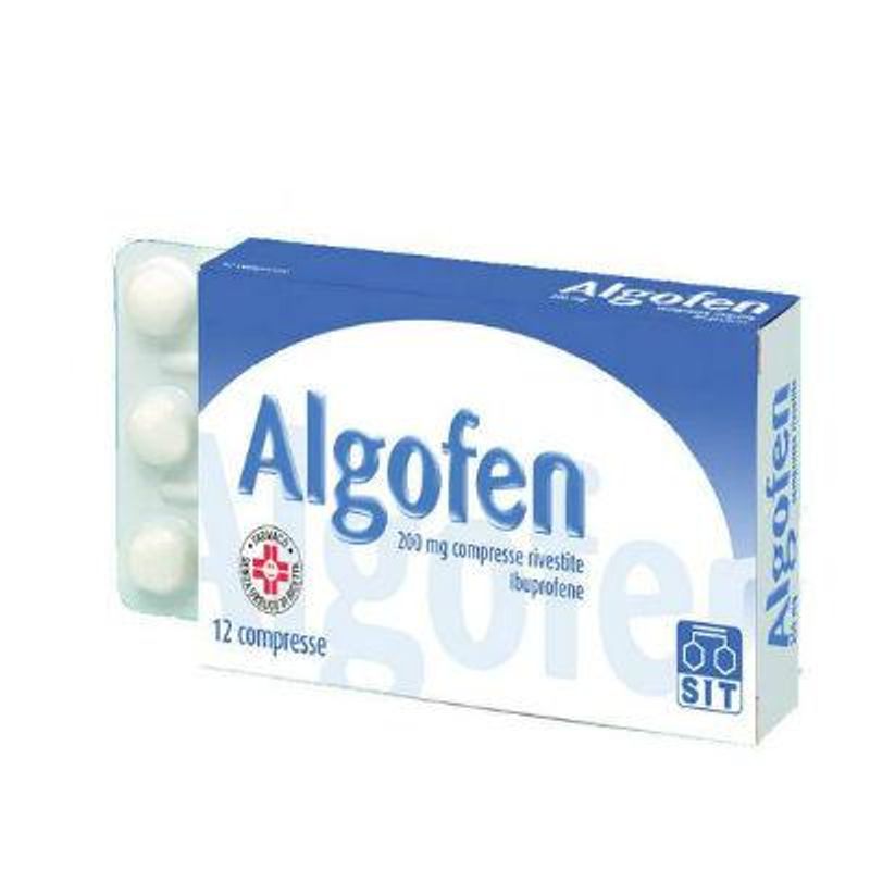 Algofen antidolorifico 12 compresse rivestite 200mg-1