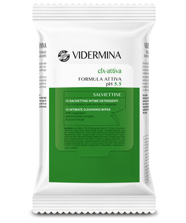 Vidermina CLX Attiva 15 Salviette Intime Detergenti-2