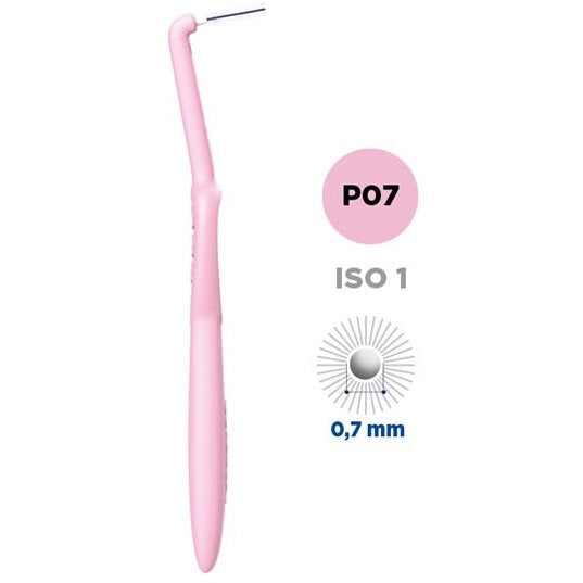Curasept Proxi Prevention scovolino con testina angolata 07mm rosa 5 pezzi-1
