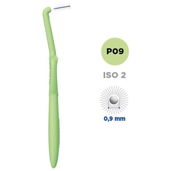 Curasept Proxi Prevention scovolino con testina angolata 09mm verde 5 pezzi-1