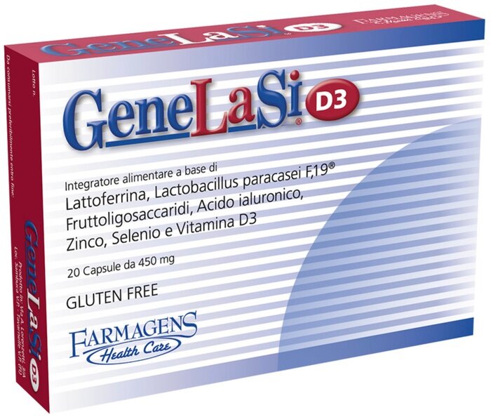Genelasi D3 per il benessere intestinale 20 capsule-2