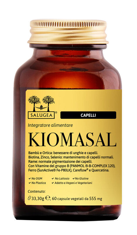 Salugea Kiomasal per il benessere dei capelli 60 capsule vegetali-2