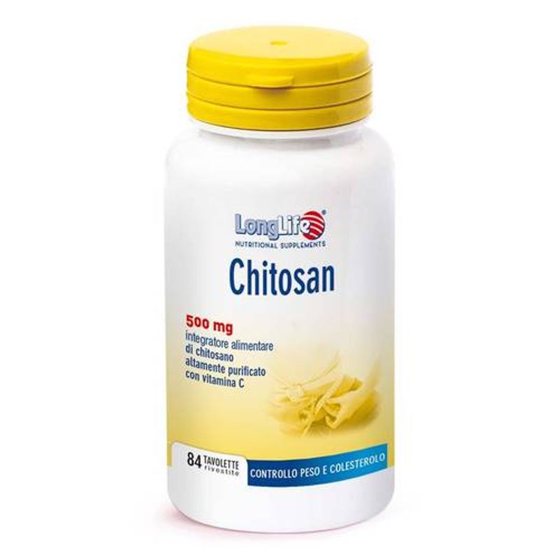 Longlife Chitosan 500mg controllo del peso 84 tavolette-1