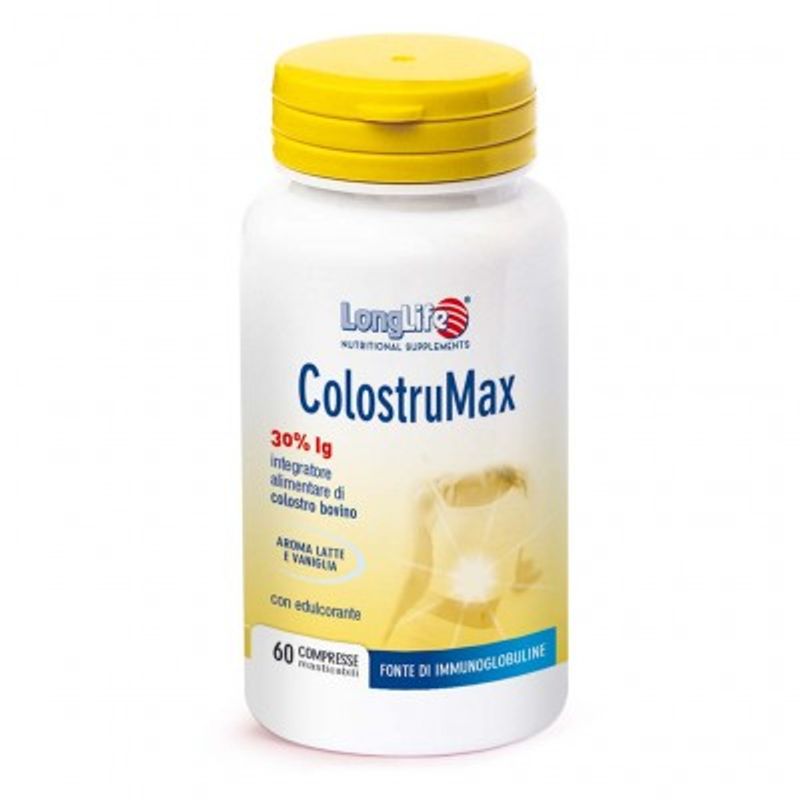 Longlife ColostruMax benessere intestinale del neonato 60 compresse masticabili-1