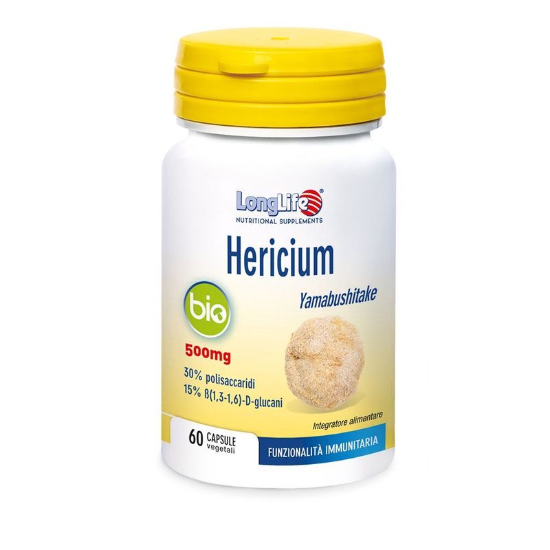 Longlife Hericium Bio difese immunitarie 60 capsule vegetali-1