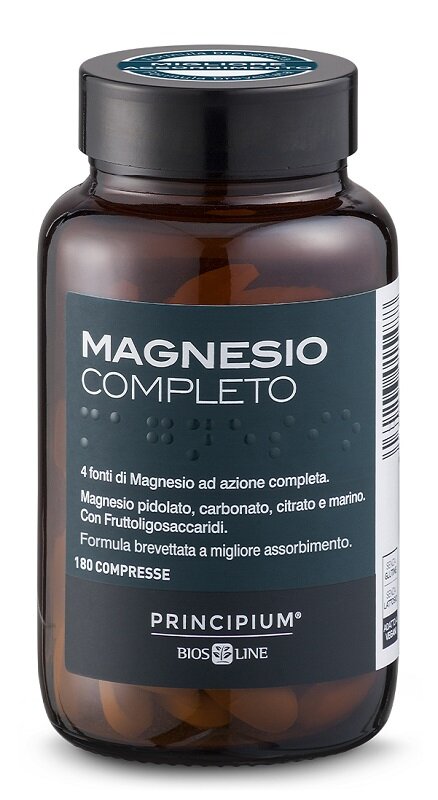 Biosline Principium Magnesio Completo fuzionamento sistema nervoso e muscolare 180 compresse-2