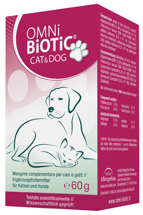 Omni Biotic Cat&Dog Mangime Complementare Per Cani e Gatti 60g-2
