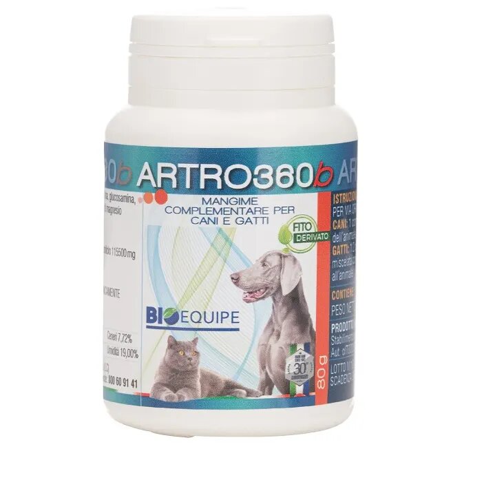 Artro360 Bio Mangime Complementare Cani/Gatti 100 Compresse-2