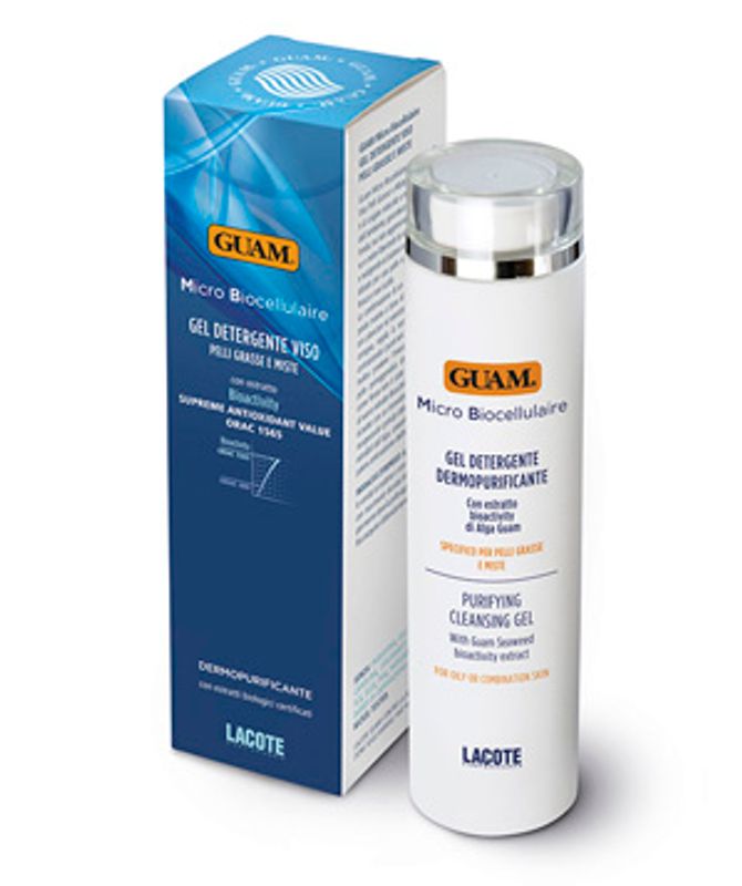 Guam Micro Biocellulaire Gel Detergente pelli grasse-miste 200ml-1