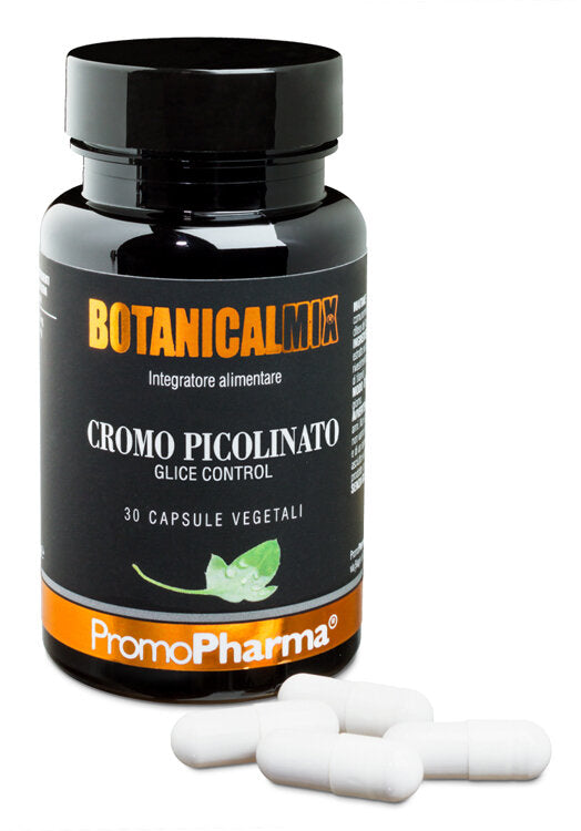 Botanical Mix Cromo Picolinato normali livelli di glucosio 30 capsule vegetali-2