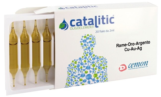 Cemon Catalitic Oligoelementi Rame Oro Argento 20 fiale da 2 ml-2