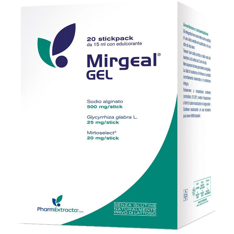 Mirgeal Gel per il sistema digerente 20 stickpack-2
