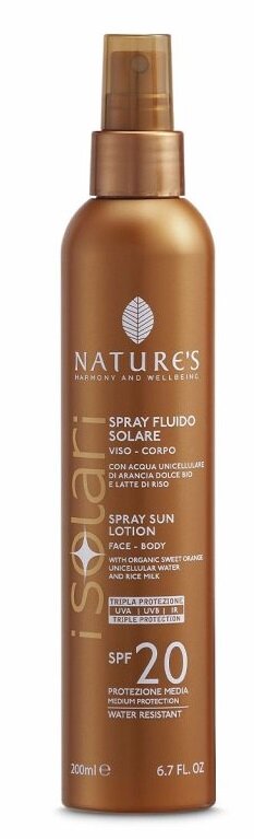Nature's Spray Fluido Solare corpo SPF20 200ml-2