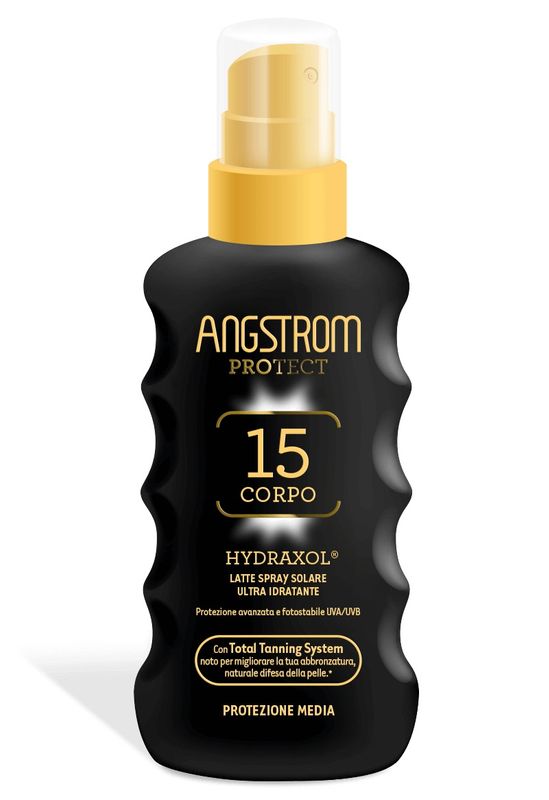 Angstrom Protect Hydraxol SPF15 Latte Spray solare ultra idratante 175ml-1