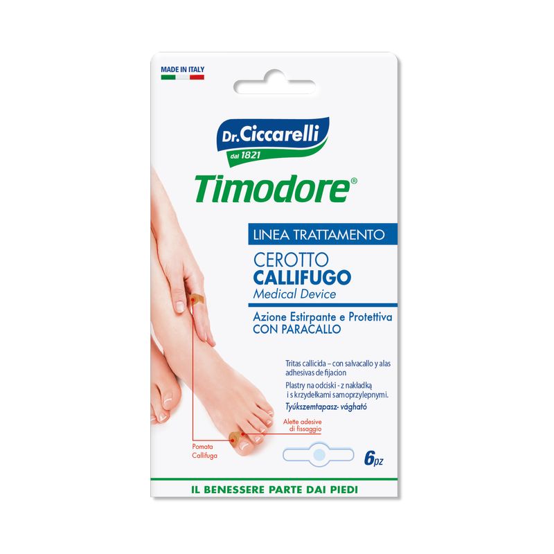 Dr. Ciccarelli Timodore Cerotto Callifugo con paracallo 6 pezzi-1