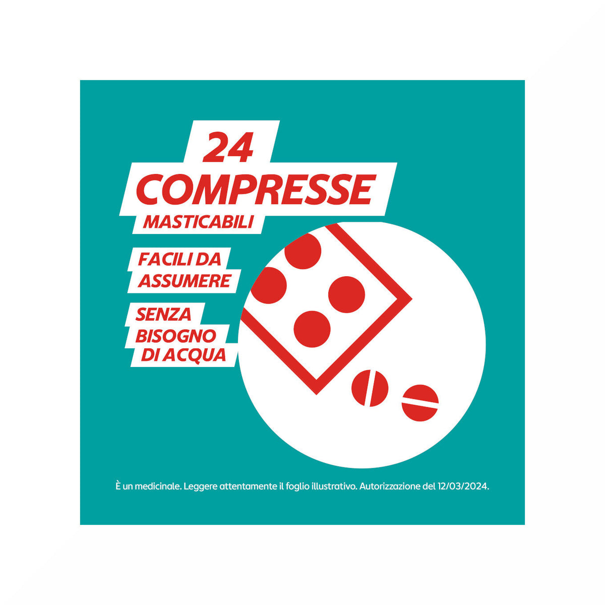 Gaviscon 24 compresse masticabili aroma fragola 250+133,5 mg-3