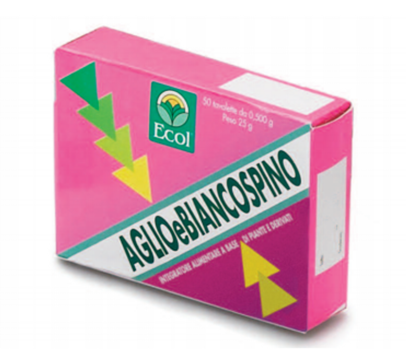 Ecol Aglio e biancospino ipertensione 50 tavolette-1