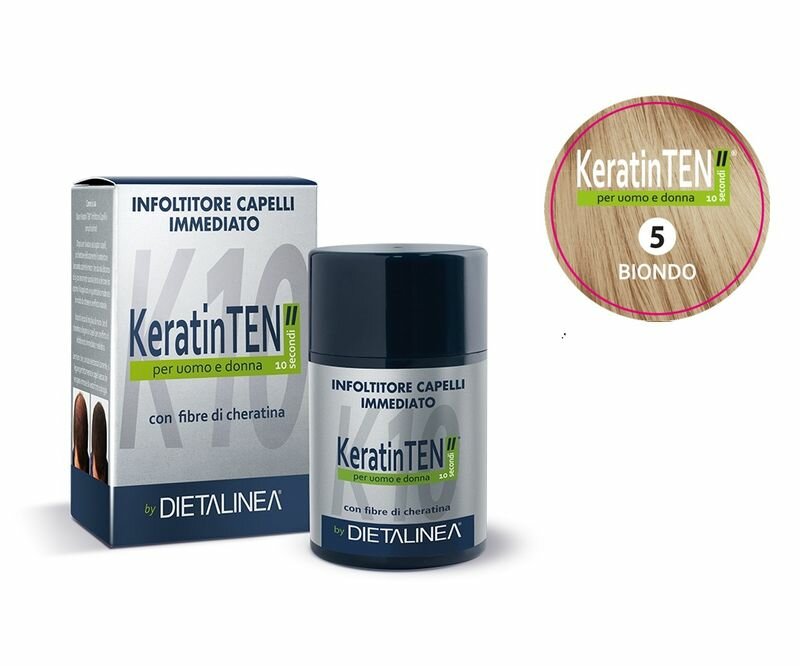 Dietalinea Keratin Ten Infoltitore Capelli immediato per uomo e donna colore 5 biondo-1