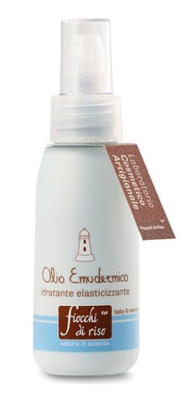 Fiocchi di riso Olio Emudermico olio idratante elasticizzante baby&mamma 70ml-1