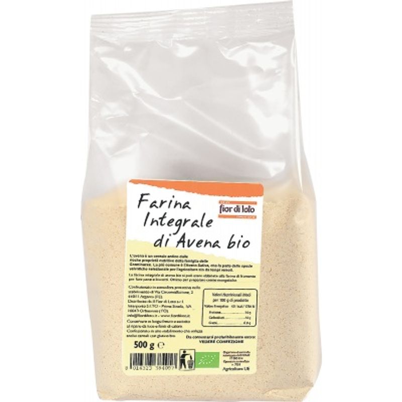 Fior di Loto Farina di Avena Integrale Bio 500g-1