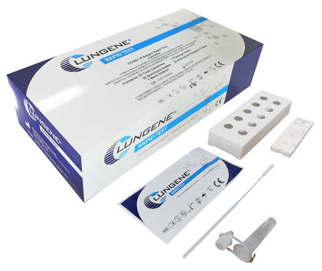 Test Antigenico Rapido Covid-19 Clungene In Tamponi Nasali 25 Pezzi Uso Professionale-2