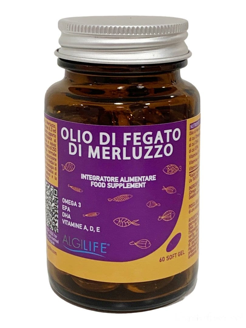 Algilife Olio Di Fegato Di Merluzzo 60 Softgel-1