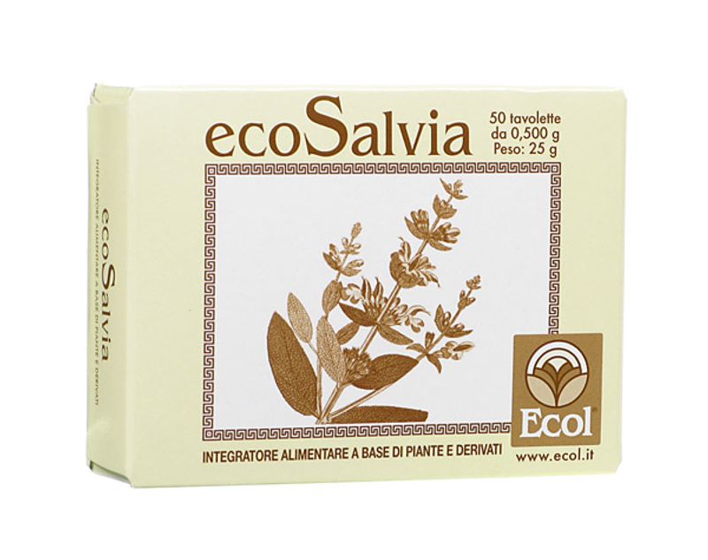 Ecol EcoSalvia menopausa e digestione 50 tavolette-1
