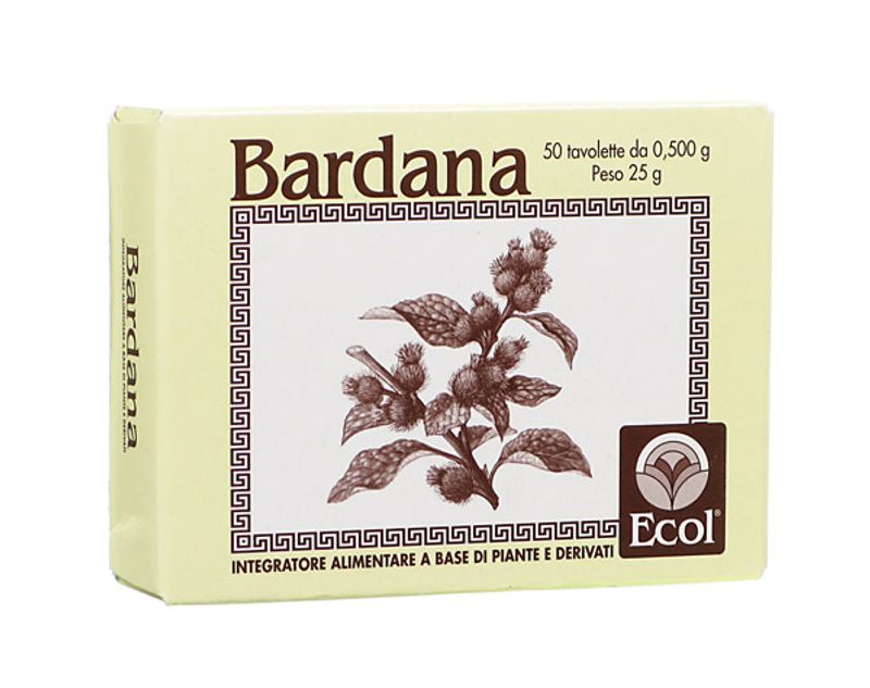 Ecol Bardana bellezza della pelle 50 Tavolette-1