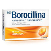 Neoborocillina Antisettico Orofaringeo 16 pastiglie gusto arancia-1
