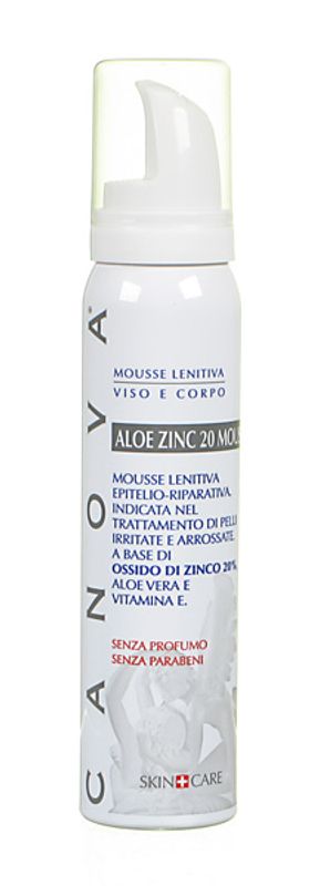 Canova Aloe Zinc Mousse lenitiva viso corpo 100 ml-1
